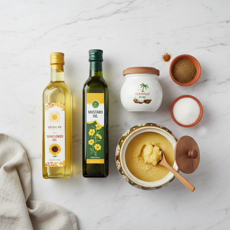 Oil, Ghee & Essentials